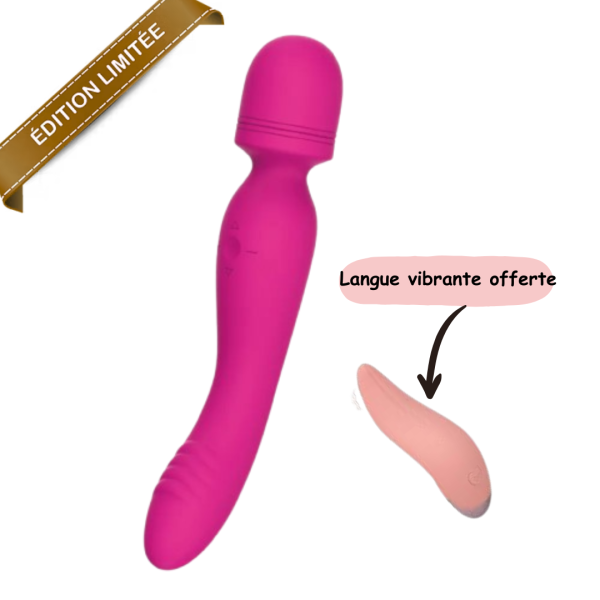 Double Vibromasseur Wand Angus