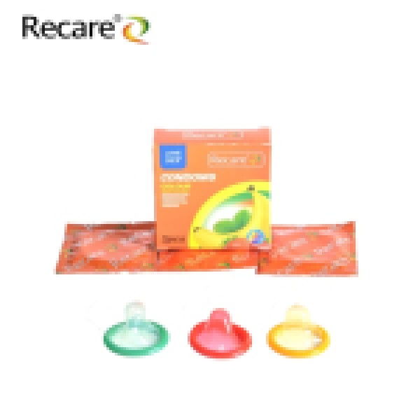 Préservatifs Recare Colorés et Parfumés Boîte de 3